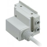 SMC solenoid valve 4 & 5 Port SS5Y3-10, 3000 Series Manifold, Lead Wire (IP67)